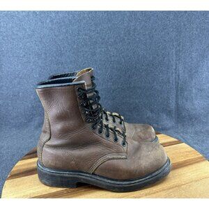 Vintage Red Wing Boots Mens 6.5D Leather Soft Toe Supersole Brown USA 953